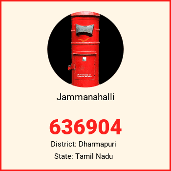 Jammanahalli pin code, district Dharmapuri in Tamil Nadu