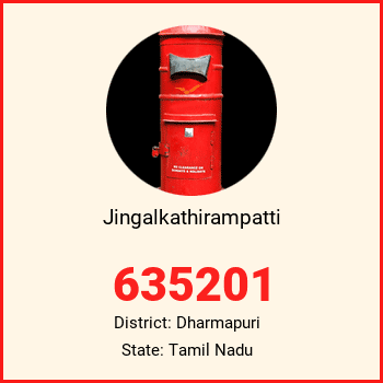 Jingalkathirampatti pin code, district Dharmapuri in Tamil Nadu