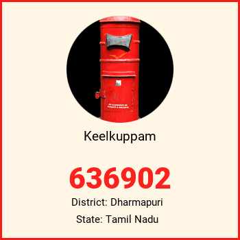 Keelkuppam pin code, district Dharmapuri in Tamil Nadu