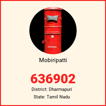 Mobiripatti pin code, district Dharmapuri in Tamil Nadu