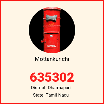Mottankurichi pin code, district Dharmapuri in Tamil Nadu