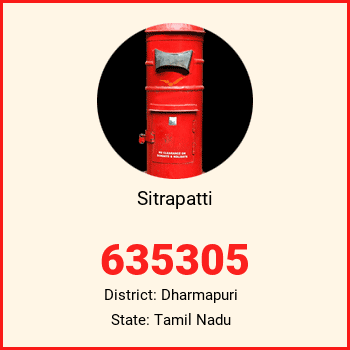 Sitrapatti pin code, district Dharmapuri in Tamil Nadu