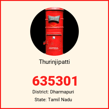 Thurinjipatti pin code, district Dharmapuri in Tamil Nadu