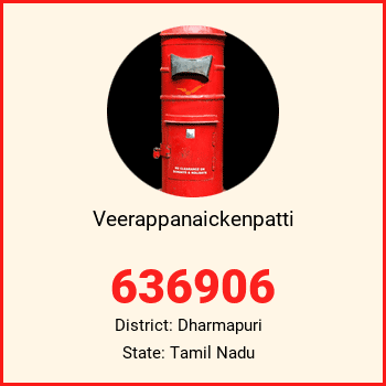 Veerappanaickenpatti pin code, district Dharmapuri in Tamil Nadu