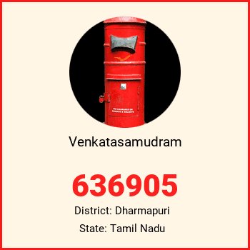 Venkatasamudram pin code, district Dharmapuri in Tamil Nadu