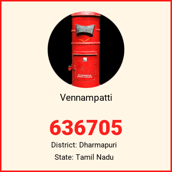 Vennampatti pin code, district Dharmapuri in Tamil Nadu