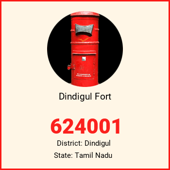 Dindigul Fort pin code, district Dindigul in Tamil Nadu