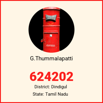 G.Thummalapatti pin code, district Dindigul in Tamil Nadu