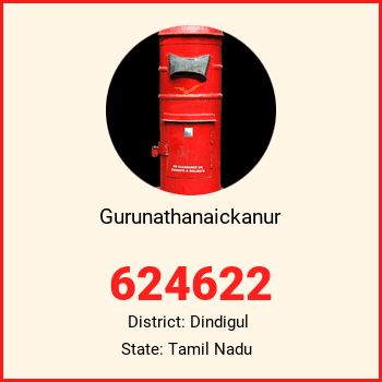 Gurunathanaickanur pin code, district Dindigul in Tamil Nadu