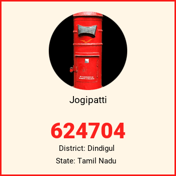 Jogipatti pin code, district Dindigul in Tamil Nadu