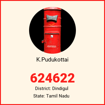 K.Pudukottai pin code, district Dindigul in Tamil Nadu