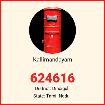 Kallimandayam pin code, district Dindigul in Tamil Nadu