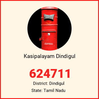 Kasipalayam Dindigul pin code, district Dindigul in Tamil Nadu