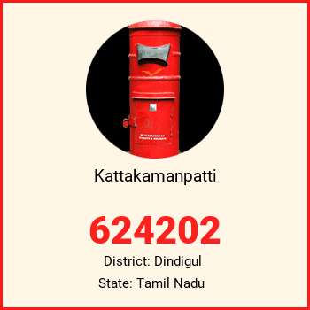 Kattakamanpatti pin code, district Dindigul in Tamil Nadu