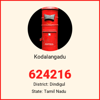 Kodalangadu pin code, district Dindigul in Tamil Nadu