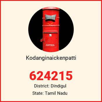 Kodanginaickenpatti pin code, district Dindigul in Tamil Nadu