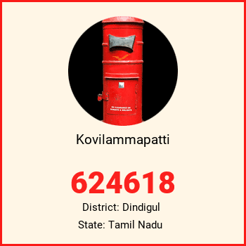 Kovilammapatti pin code, district Dindigul in Tamil Nadu