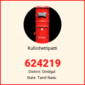 Kullichettipatti pin code, district Dindigul in Tamil Nadu