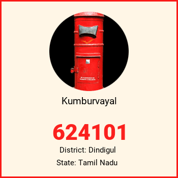 Kumburvayal pin code, district Dindigul in Tamil Nadu