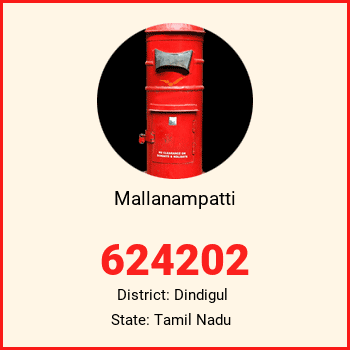 Mallanampatti pin code, district Dindigul in Tamil Nadu