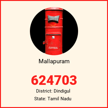 Mallapuram pin code, district Dindigul in Tamil Nadu