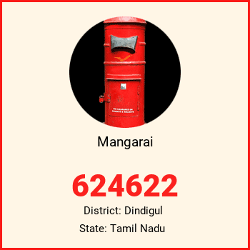 Mangarai pin code, district Dindigul in Tamil Nadu