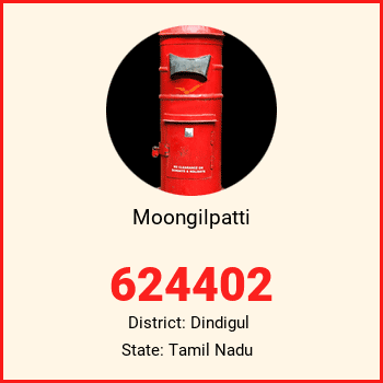Moongilpatti pin code, district Dindigul in Tamil Nadu