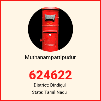 Muthanampattipudur pin code, district Dindigul in Tamil Nadu