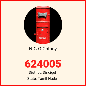 N.G.O.Colony pin code, district Dindigul in Tamil Nadu