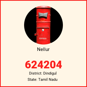 Nellur pin code, district Dindigul in Tamil Nadu