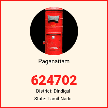 Paganattam pin code, district Dindigul in Tamil Nadu