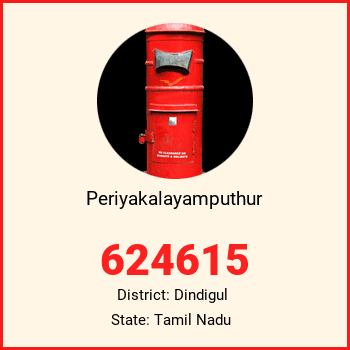 Periyakalayamputhur pin code, district Dindigul in Tamil Nadu