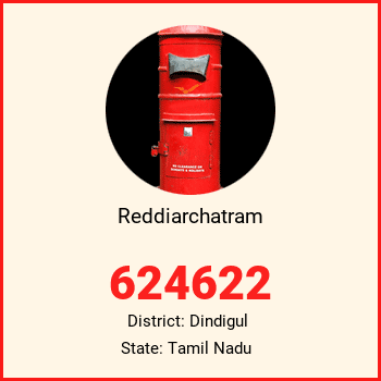 Reddiarchatram pin code, district Dindigul in Tamil Nadu