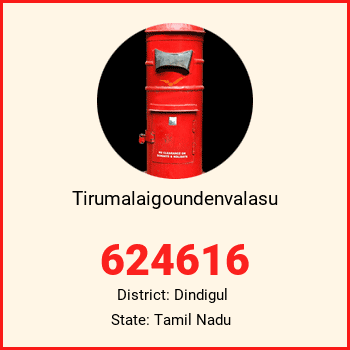 Tirumalaigoundenvalasu pin code, district Dindigul in Tamil Nadu