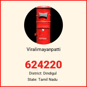 Viralimayanpatti pin code, district Dindigul in Tamil Nadu