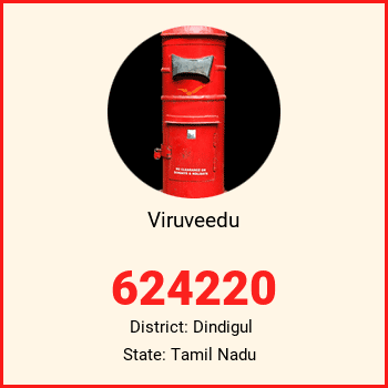 Viruveedu pin code, district Dindigul in Tamil Nadu