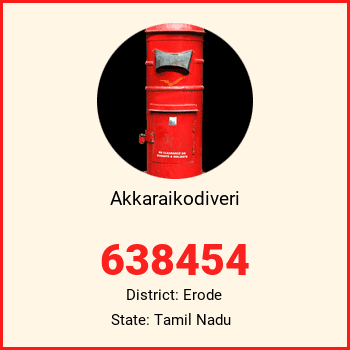 Akkaraikodiveri pin code, district Erode in Tamil Nadu