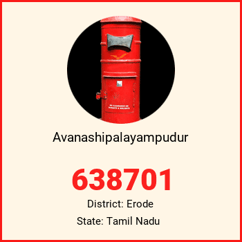 Avanashipalayampudur pin code, district Erode in Tamil Nadu