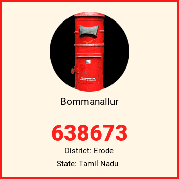 Bommanallur pin code, district Erode in Tamil Nadu