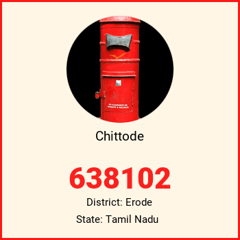 Chittode pin code, district Erode in Tamil Nadu