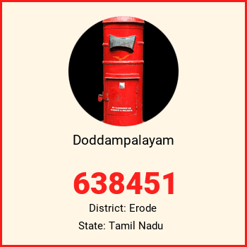 Doddampalayam pin code, district Erode in Tamil Nadu