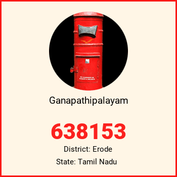 Ganapathipalayam pin code, district Erode in Tamil Nadu