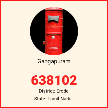 Gangapuram pin code, district Erode in Tamil Nadu