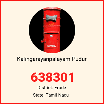 Kalingarayanpalayam Pudur pin code, district Erode in Tamil Nadu