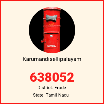 Karumandisellipalayam pin code, district Erode in Tamil Nadu