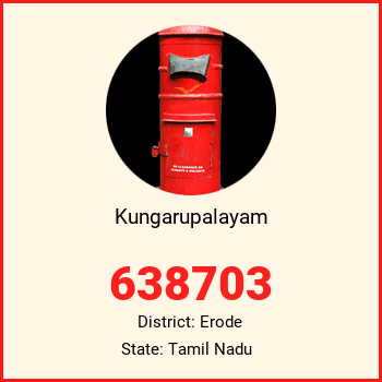 Kungarupalayam pin code, district Erode in Tamil Nadu