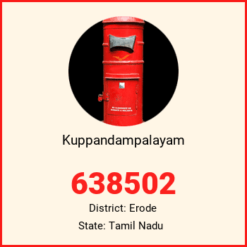 Kuppandampalayam pin code, district Erode in Tamil Nadu