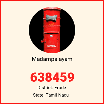Madampalayam pin code, district Erode in Tamil Nadu