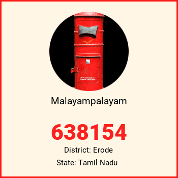 Malayampalayam pin code, district Erode in Tamil Nadu