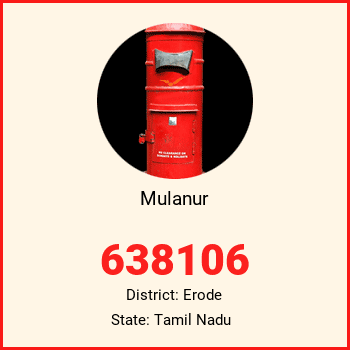 Mulanur pin code, district Erode in Tamil Nadu